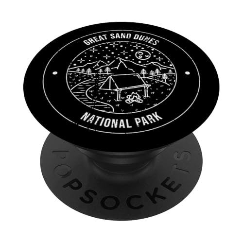 Great Sand Dunes National Park Camping Vintage Outdoor Hike PopSockets Klebender PopGrip Great Sand Dunes National Park Camping Vintage Outdoor Hike PopSockets Klebender PopGrip von American Natural Outdoor Wilderness