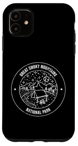 Great Smoky Mountains National Park Camping Vintage Outdoor Hülle für iPhone 11 von American Natural Outdoor Wilderness