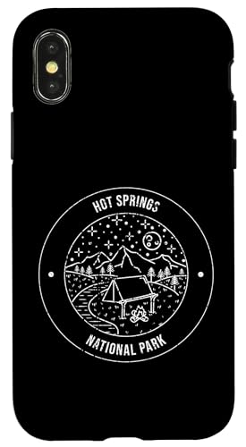 Hot Springs National Park Camping Vintage Outdoor Wandern Hülle für iPhone X/XS Hot Springs National Park Camping Vintage Outdoor Wandern Hülle für iPhone X/XS von American Natural Outdoor Wilderness