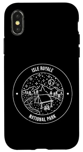Isle Royale National Park Camping Vintage Outdoor Wandern Hülle für iPhone X/XS Isle Royale National Park Camping Vintage Outdoor Wandern Hülle für iPhone X/XS von American Natural Outdoor Wilderness