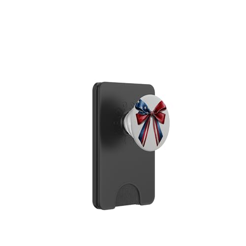 Schleife in Aquarell | Kokette | Ästhetische amerikanische Flagge Bogen PopSockets PopWallet für MagSafe Schleife in Aquarell | Kokette | Ästhetische amerikanische Flagge Bogen PopSockets PopWallet für MagSafe von American patreotism theme