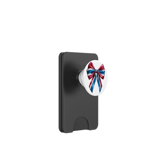 Schleife in Aquarell | Kokette | Ästhetische amerikanische Flagge Bogen PopSockets PopWallet für MagSafe Schleife in Aquarell | Kokette | Ästhetische amerikanische Flagge Bogen PopSockets PopWallet für MagSafe von American patreotism theme
