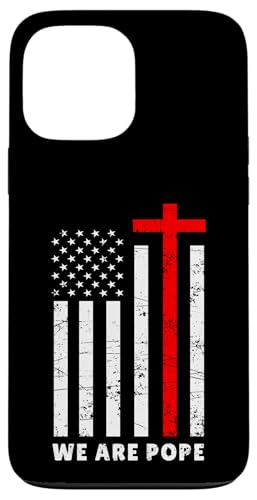 Amerikanischer Papst USA Katholiken Kirche Papst We are Pope Hülle für iPhone 13 Pro Max Amerikanischer Papst USA Katholiken Kirche Papst We are Pope Hülle für iPhone 13 Pro Max von Amerika Papst Outfit für Katholische Herren Damen