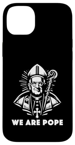 Amerikanischer Papst USA Katholiken Kirche Papst We are Pope Hülle für iPhone 14 Plus Amerikanischer Papst USA Katholiken Kirche Papst We are Pope Hülle für iPhone 14 Plus von Amerika Papst Outfit für Katholische Herren Damen