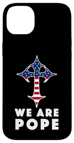 Amerikanischer Papst USA Katholiken Kirche Papst We are Pope Hülle für iPhone 14 Plus Amerikanischer Papst USA Katholiken Kirche Papst We are Pope Hülle für iPhone 14 Plus von Amerika Papst Outfit für Katholische Herren Damen
