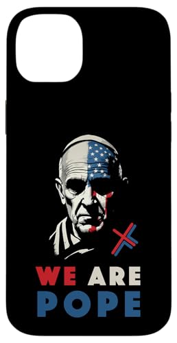 Amerikanischer Papst USA Katholiken Kirche Papst We are Pope Hülle für iPhone 14 Plus Amerikanischer Papst USA Katholiken Kirche Papst We are Pope Hülle für iPhone 14 Plus von Amerika Papst Outfit für Katholische Herren Damen