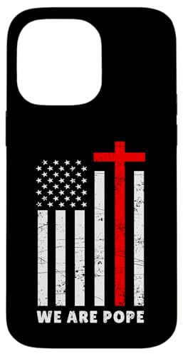 Amerikanischer Papst USA Katholiken Kirche Papst We are Pope Hülle für iPhone 14 Pro Max Amerikanischer Papst USA Katholiken Kirche Papst We are Pope Hülle für iPhone 14 Pro Max von Amerika Papst Outfit für Katholische Herren Damen