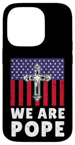 Amerikanischer Papst USA Katholiken Kirche Papst We are Pope Hülle für iPhone 14 Pro Amerikanischer Papst USA Katholiken Kirche Papst We are Pope Hülle für iPhone 14 Pro von Amerika Papst Outfit für Katholische Herren Damen