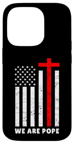 Amerikanischer Papst USA Katholiken Kirche Papst We are Pope Hülle für iPhone 14 Pro Amerikanischer Papst USA Katholiken Kirche Papst We are Pope Hülle für iPhone 14 Pro von Amerika Papst Outfit für Katholische Herren Damen