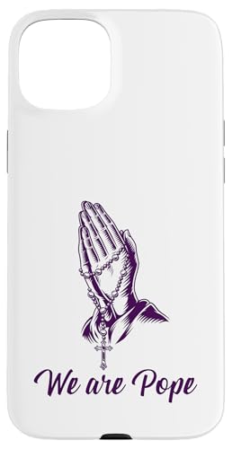 Amerikanischer Papst USA Katholiken Kirche Papst We are Pope Hülle für iPhone 15 Plus Amerikanischer Papst USA Katholiken Kirche Papst We are Pope Hülle für iPhone 15 Plus von Amerika Papst Outfit für Katholische Herren Damen