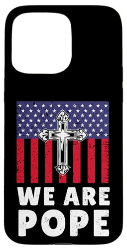 Amerikanischer Papst USA Katholiken Kirche Papst We are Pope Hülle für iPhone 15 Pro Max Amerikanischer Papst USA Katholiken Kirche Papst We are Pope Hülle für iPhone 15 Pro Max von Amerika Papst Outfit für Katholische Herren Damen