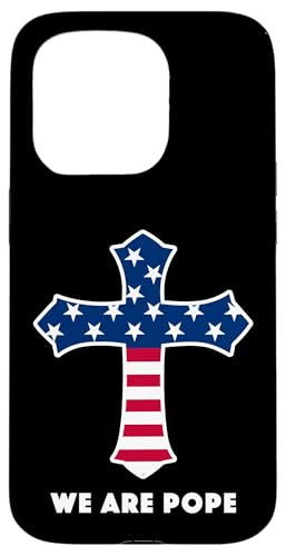 Amerikanischer Papst USA Katholiken Kirche Papst We are Pope Hülle für iPhone 15 Pro Amerikanischer Papst USA Katholiken Kirche Papst We are Pope Hülle für iPhone 15 Pro von Amerika Papst Outfit für Katholische Herren Damen