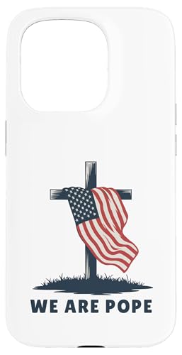 Amerikanischer Papst USA Katholiken Kirche Papst We are Pope Hülle für iPhone 15 Pro Amerikanischer Papst USA Katholiken Kirche Papst We are Pope Hülle für iPhone 15 Pro von Amerika Papst Outfit für Katholische Herren Damen