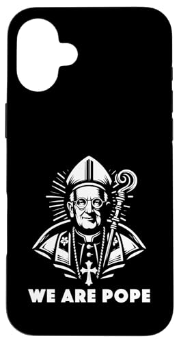 Amerikanischer Papst USA Katholiken Kirche Papst We are Pope Hülle für iPhone 16 Plus Amerikanischer Papst USA Katholiken Kirche Papst We are Pope Hülle für iPhone 16 Plus von Amerika Papst Outfit für Katholische Herren Damen