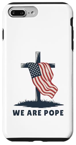 Amerikanischer Papst USA Katholiken Kirche Papst We are Pope Hülle für iPhone 7 Plus/8 Plus Amerikanischer Papst USA Katholiken Kirche Papst We are Pope Hülle für iPhone 7 Plus/8 Plus von Amerika Papst Outfit für Katholische Herren Damen