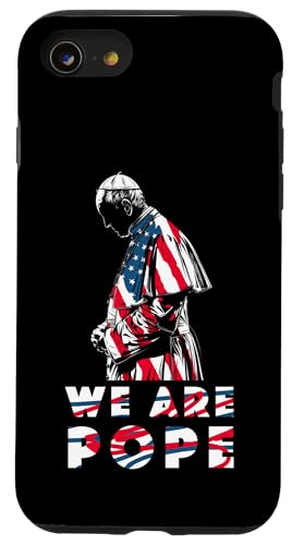 Amerikanischer Papst USA Katholiken Kirche Papst We are Pope Hülle für iPhone SE (2020) / 7 / 8 von Amerika Papst Outfit für Katholische Herren Damen