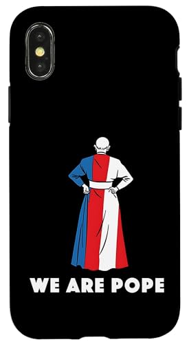 Amerikanischer Papst USA Katholiken Kirche Papst We are Pope Hülle für iPhone X/XS Amerikanischer Papst USA Katholiken Kirche Papst We are Pope Hülle für iPhone X/XS von Amerika Papst Outfit für Katholische Herren Damen
