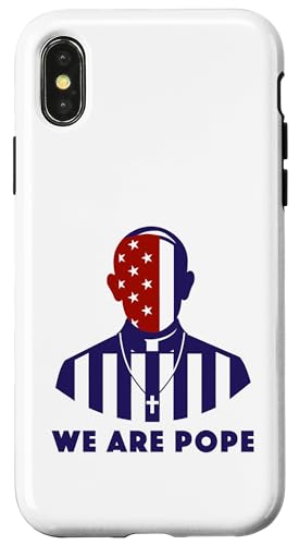 Amerikanischer Papst USA Katholiken Kirche Papst We are Pope Hülle für iPhone X/XS Amerikanischer Papst USA Katholiken Kirche Papst We are Pope Hülle für iPhone X/XS von Amerika Papst Outfit für Katholische Herren Damen