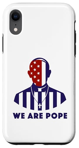 Amerikanischer Papst USA Katholiken Kirche Papst We are Pope Hülle für iPhone XR Amerikanischer Papst USA Katholiken Kirche Papst We are Pope Hülle für iPhone XR von Amerika Papst Outfit für Katholische Herren Damen