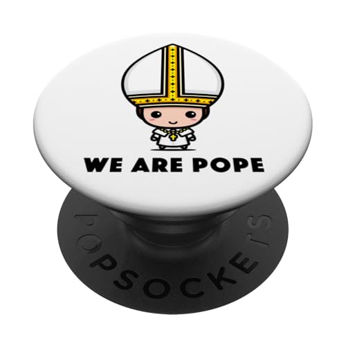 Amerikanischer Papst USA Katholiken Kirche Papst We are Pope PopSockets Klebender PopGrip Amerikanischer Papst USA Katholiken Kirche Papst We are Pope PopSockets Klebender PopGrip von Amerika Papst Outfit für Katholische Herren Damen
