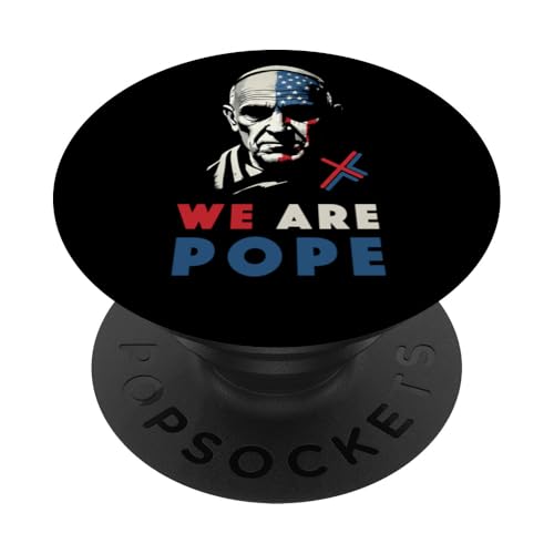 Amerikanischer Papst USA Katholiken Kirche Papst We are Pope PopSockets Klebender PopGrip Amerikanischer Papst USA Katholiken Kirche Papst We are Pope PopSockets Klebender PopGrip von Amerika Papst Outfit für Katholische Herren Damen
