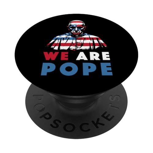 Amerikanischer Papst USA Katholiken Kirche Papst We are Pope PopSockets Klebender PopGrip Amerikanischer Papst USA Katholiken Kirche Papst We are Pope PopSockets Klebender PopGrip von Amerika Papst Outfit für Katholische Herren Damen