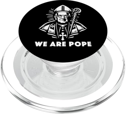 Amerikanischer Papst USA Katholiken Kirche Papst We are Pope PopSockets PopGrip für MagSafe Amerikanischer Papst USA Katholiken Kirche Papst We are Pope PopSockets PopGrip für MagSafe von Amerika Papst Outfit für Katholische Herren Damen
