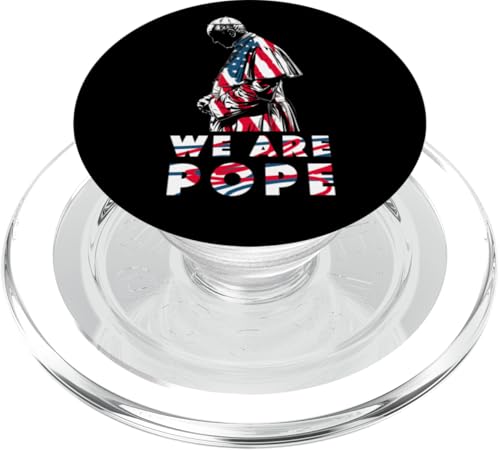 Amerikanischer Papst USA Katholiken Kirche Papst We are Pope PopSockets PopGrip für MagSafe Amerikanischer Papst USA Katholiken Kirche Papst We are Pope PopSockets PopGrip für MagSafe von Amerika Papst Outfit für Katholische Herren Damen