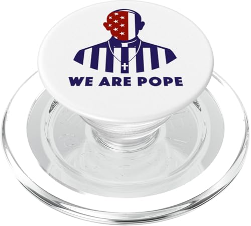 Amerikanischer Papst USA Katholiken Kirche Papst We are Pope PopSockets PopGrip für MagSafe Amerikanischer Papst USA Katholiken Kirche Papst We are Pope PopSockets PopGrip für MagSafe von Amerika Papst Outfit für Katholische Herren Damen
