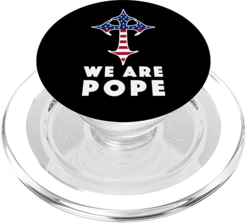 Amerikanischer Papst USA Katholiken Kirche Papst We are Pope PopSockets PopGrip für MagSafe Amerikanischer Papst USA Katholiken Kirche Papst We are Pope PopSockets PopGrip für MagSafe von Amerika Papst Outfit für Katholische Herren Damen