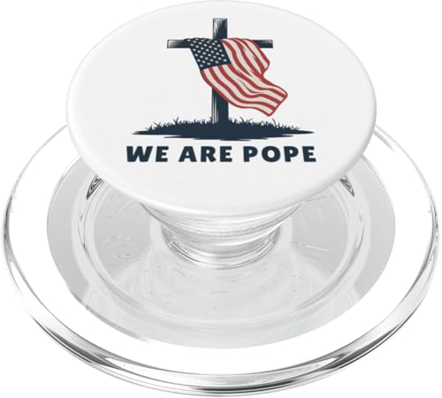 Amerikanischer Papst USA Katholiken Kirche Papst We are Pope PopSockets PopGrip für MagSafe Amerikanischer Papst USA Katholiken Kirche Papst We are Pope PopSockets PopGrip für MagSafe von Amerika Papst Outfit für Katholische Herren Damen