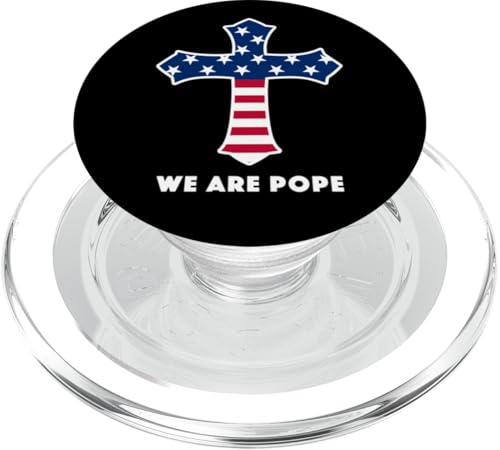 Amerikanischer Papst USA Katholiken Kirche Papst We are Pope PopSockets PopGrip für MagSafe Amerikanischer Papst USA Katholiken Kirche Papst We are Pope PopSockets PopGrip für MagSafe von Amerika Papst Outfit für Katholische Herren Damen