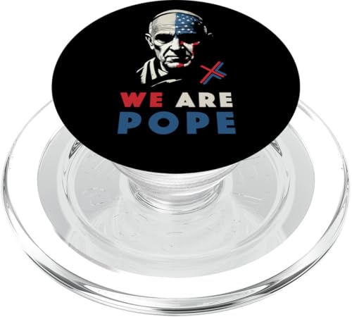 Amerikanischer Papst USA Katholiken Kirche Papst We are Pope PopSockets PopGrip für MagSafe Amerikanischer Papst USA Katholiken Kirche Papst We are Pope PopSockets PopGrip für MagSafe von Amerika Papst Outfit für Katholische Herren Damen