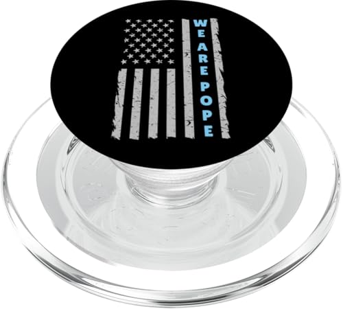 Amerikanischer Papst USA Katholiken Kirche Papst We are Pope PopSockets PopGrip für MagSafe Amerikanischer Papst USA Katholiken Kirche Papst We are Pope PopSockets PopGrip für MagSafe von Amerika Papst Outfit für Katholische Herren Damen