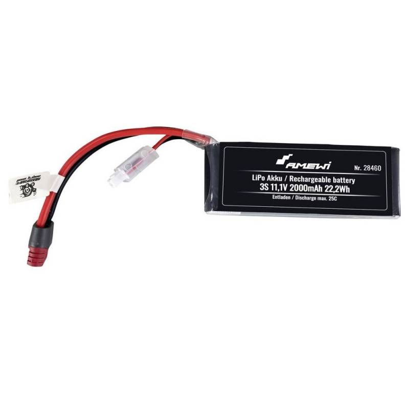 Amewi LiPo Akku 3S 11.1V 2000mAh 25C T-Stecker für Akku von Amewi