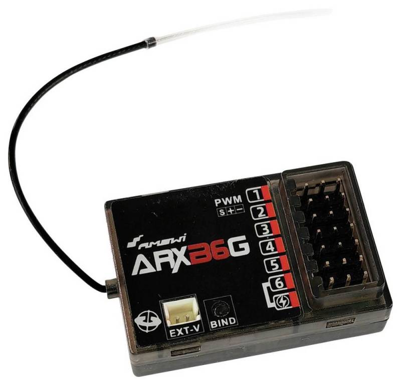 Amewi RC-Empfänger 6-Kanal Empfänger mit Gyro für ATXB6 & ATXB8 von Amewi
