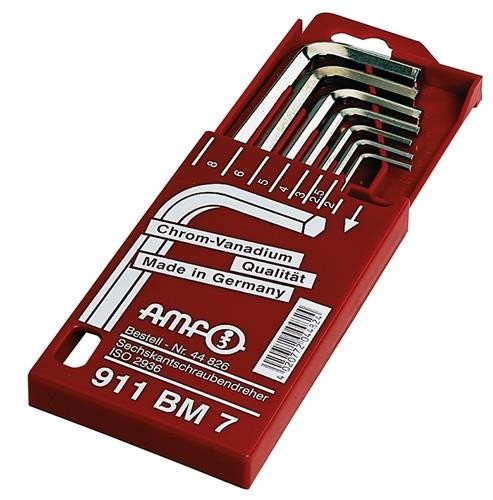 Amf Winkelschraubendrehersatz 911BM 7-tlg.Schiebekassette SW 2-8mm 44826 von Amf