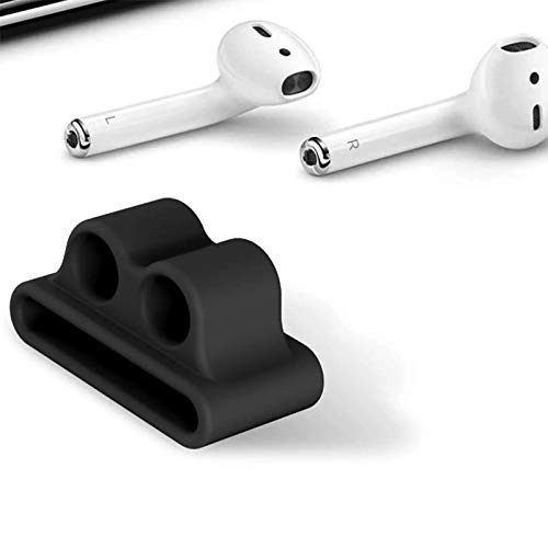Amial Europe -- Kopfhörer-Gurtclip Kompatibel mit Apple Watch AirPods iWatch [Serie 1/2/3] [Kopfhörerhalter-Clip] [Extra-Qualität] (Schwarz) von Amial Europe