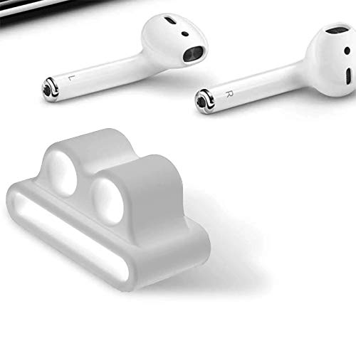 Amial Europe -- Kopfhörer-Gurtclip Kompatibel mit Apple Watch AirPods iWatch [Serie 1/2/3] [Kopfhörerhalter-Clip] [Extra-Qualität] (Weiß) von Amial Europe