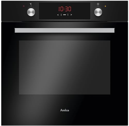 Amica EBX 943 610 SM Backofen / Matt-Schwarz / 77 Liter Garraum / 9 Funktionen (z. B. Umluft, Ober-/Unterhitze) / Timer / Teleskopauszug von Amica