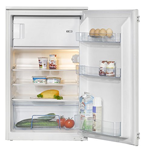 Amica EKS 16171 Kühlschrank / A++ / 87,5 cm Höhe / 146 kWh/Jahr / 105 L Kühlteil / 17 L Gefrierteil / AntiBacteria Beschichtung für optimale Hygiene / Wechselbarer Türanschlag von Amica