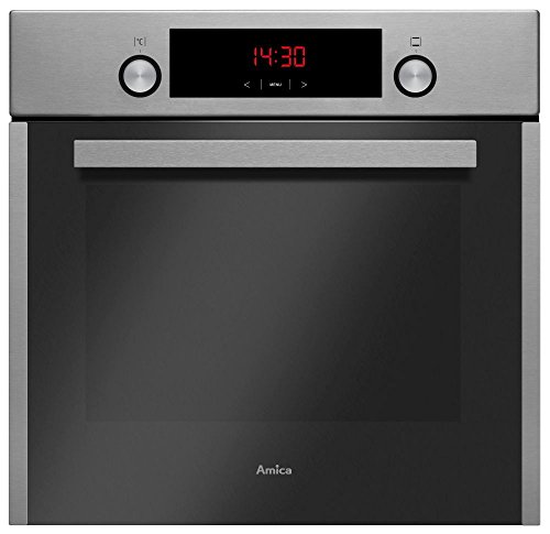 Amica Einbaubackofen 60cm Heißluft Grill Timer 1fach Teleskopauszug (75%) Soft Close Tür Edelstahl EB 944 100 E von Amica