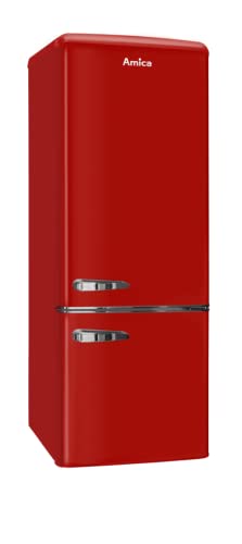 Amica KGCR 384 150 R / Kühl-/Gefrierkombination / Retro / Chili Red von Amica