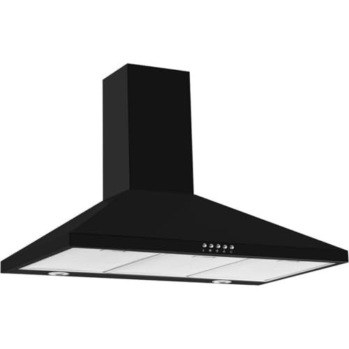 Amica KH 17285 S EEK: A Kaminhaube, 90 cm breit, Ab-/Umluft, 602 m³h, 3 Stufen, Edelstahl von Amica