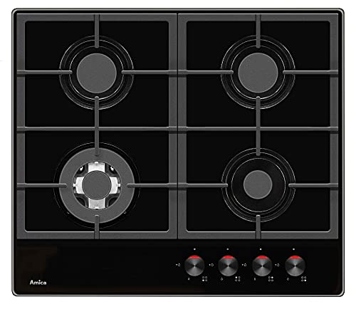 Amica KMG 13174 C Gas-Kochfeld - 60er Breite, autark, Schwarz von Amica