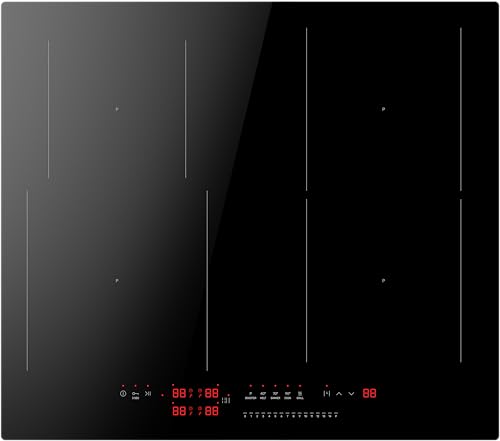 Amica KMI 772 660 C Autarkes Induktionskochfeld / 60 cm breit / 14 Leistungsstufen/Boosterfunktion/Pausefunktion/Kindersicherung/Rahmenlos/schwarz von Amica
