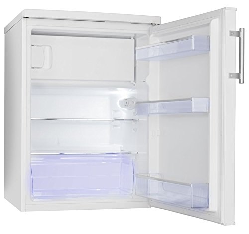 Amica KS 15915 W Kühlschrank mit Gefrierfach Freistehend Weiß 136 l EEK: D- Kühlschränke mit Gefrierfach freistehend, Weiß, Rechts, Glas von Amica