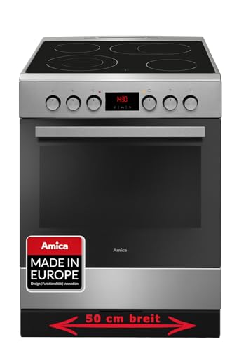 SHC 913 001 E Standherd Elektro, 60 cm, feines Design, Edelstahl, von Amica