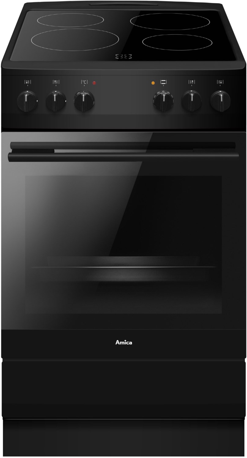 SHC 11509 SM Elektroherd mit Glaskeramikfeld schwarz matt / A SHC 11509 SM Elektroherd mit Glaskeramikfeld schwarz matt / A von Amica
