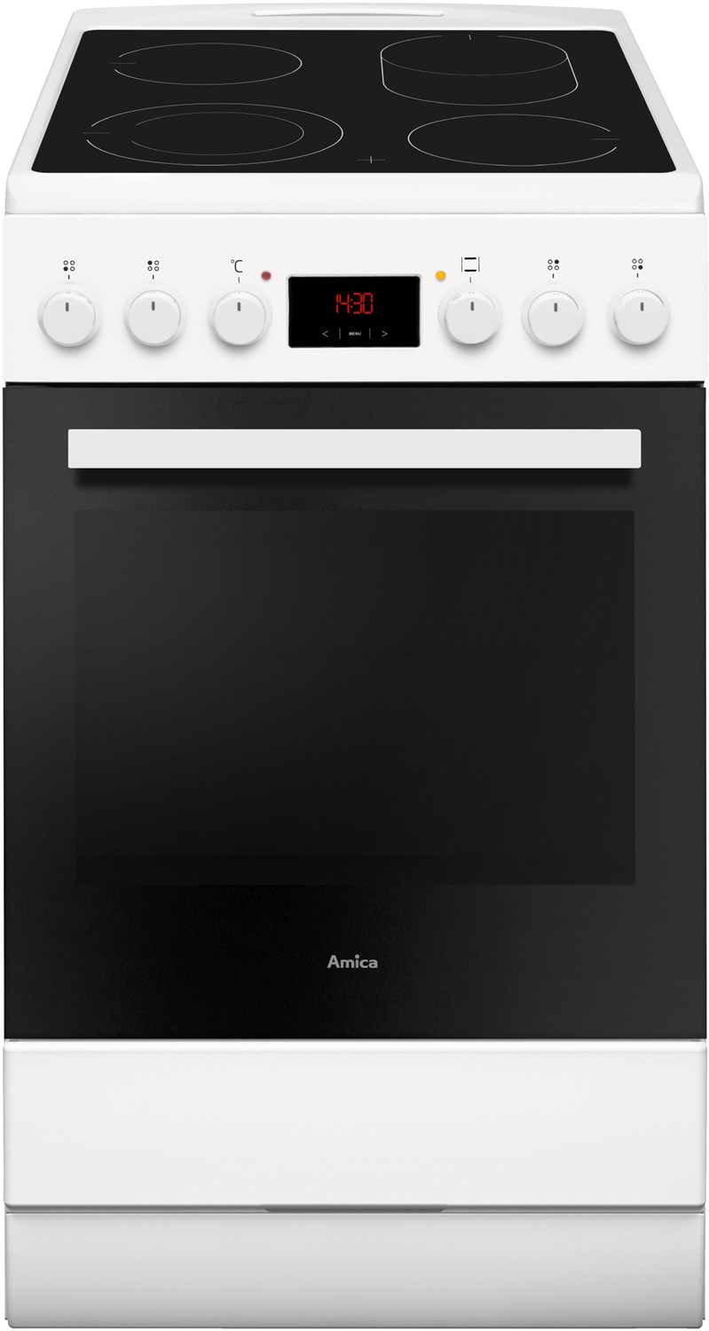 SHC 903 001 W Elektroherd mit Glaskeramikfeld weiß / A von Amica